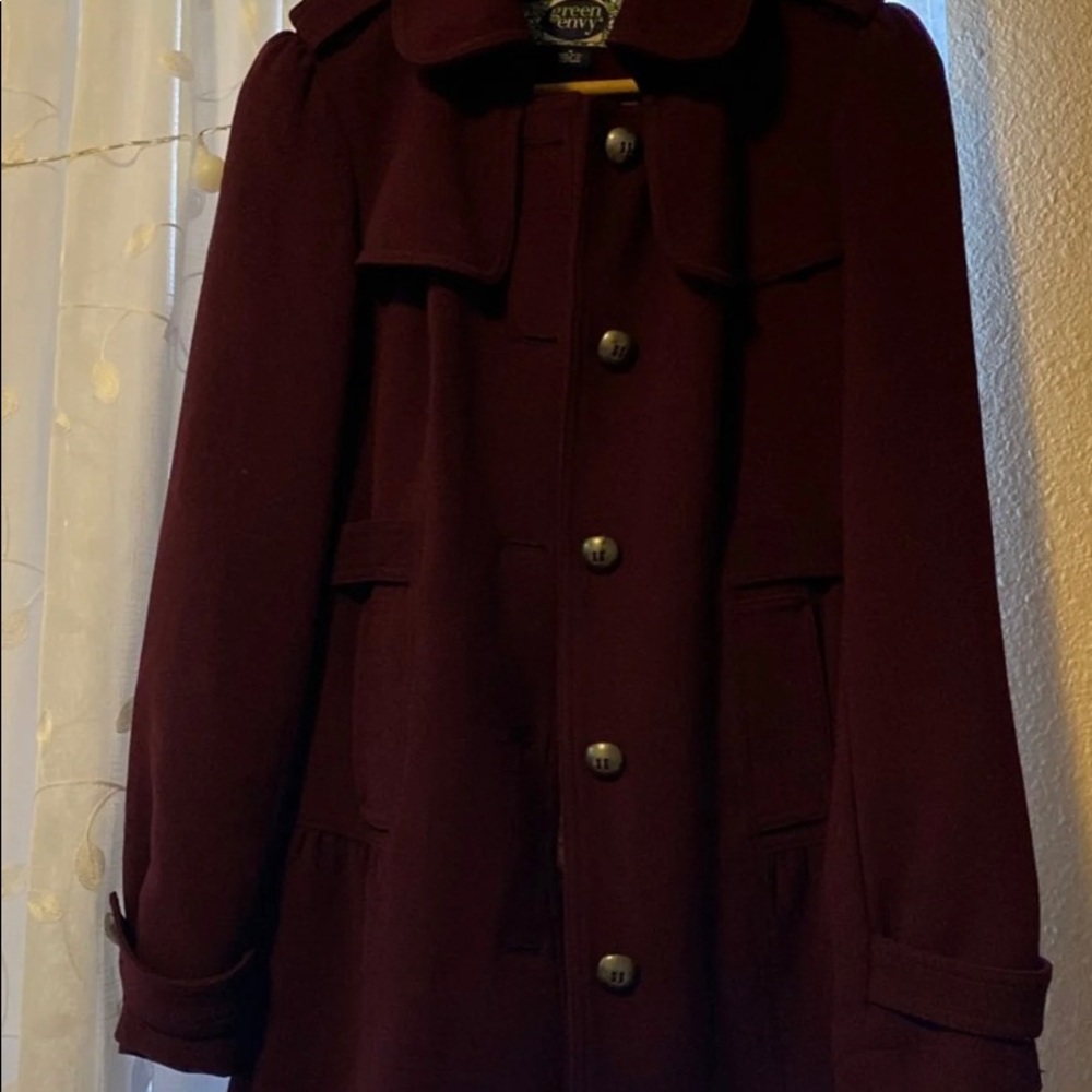Green Envy coat